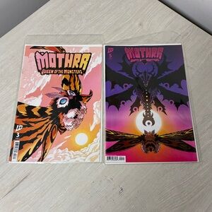 Mothra Queen Of The Monsters IDW Comics Issues 3 & 5 Godzilla Kaiju Lot